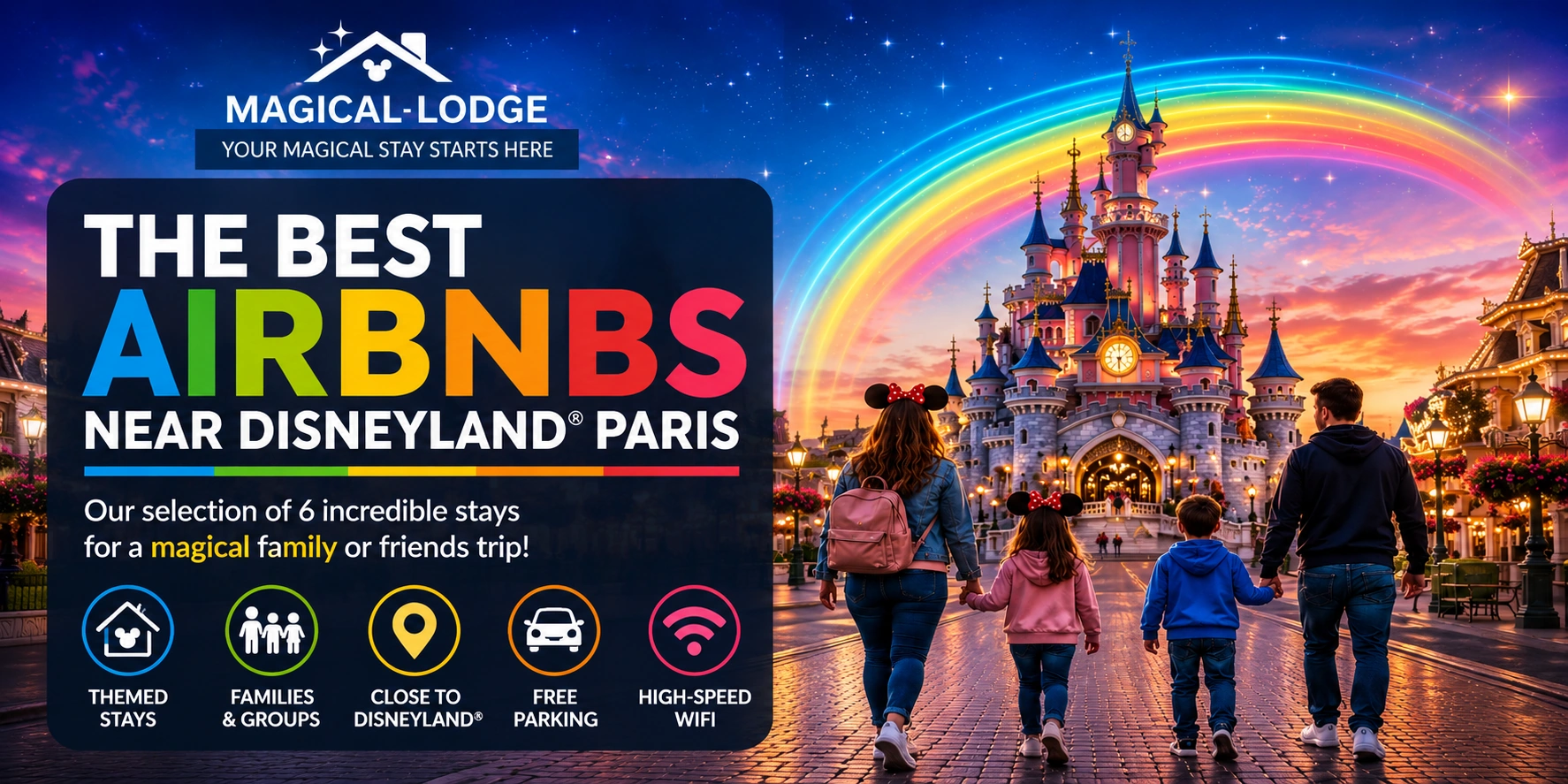 The best Airbnbs near Disneyland Paris - Magical Lodge selection