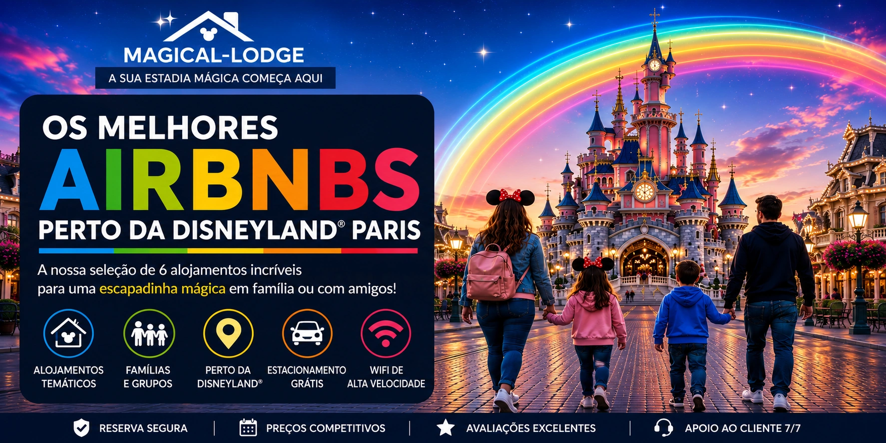 Os melhores Airbnb perto da Disneyland Paris - seleção da Magical Lodge